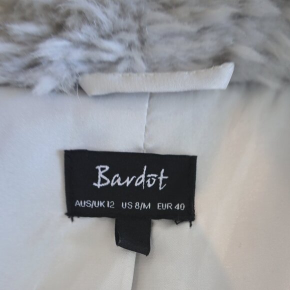 Bardot Faux Fur Waterfall Jacket - Picture 8 of 8